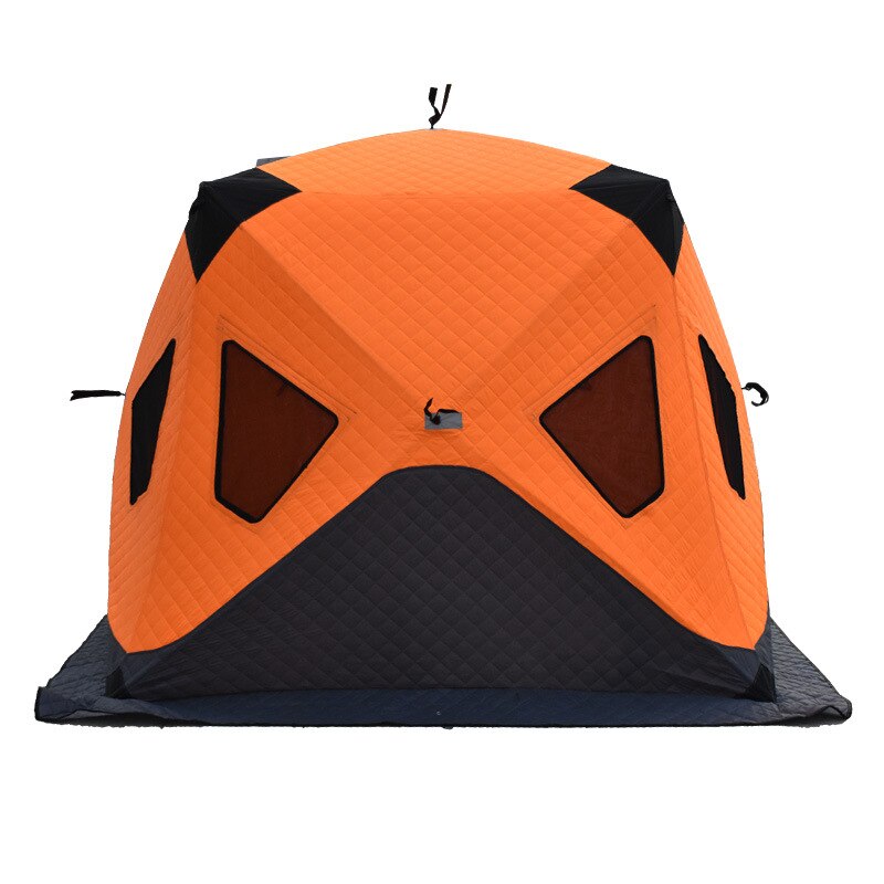 Ultralarge  200X200X175cm Automatic 3-4 Person Use Winter Keep Warm Thickened Cotton Ice Fishing Outdoor Portable Camping Tent