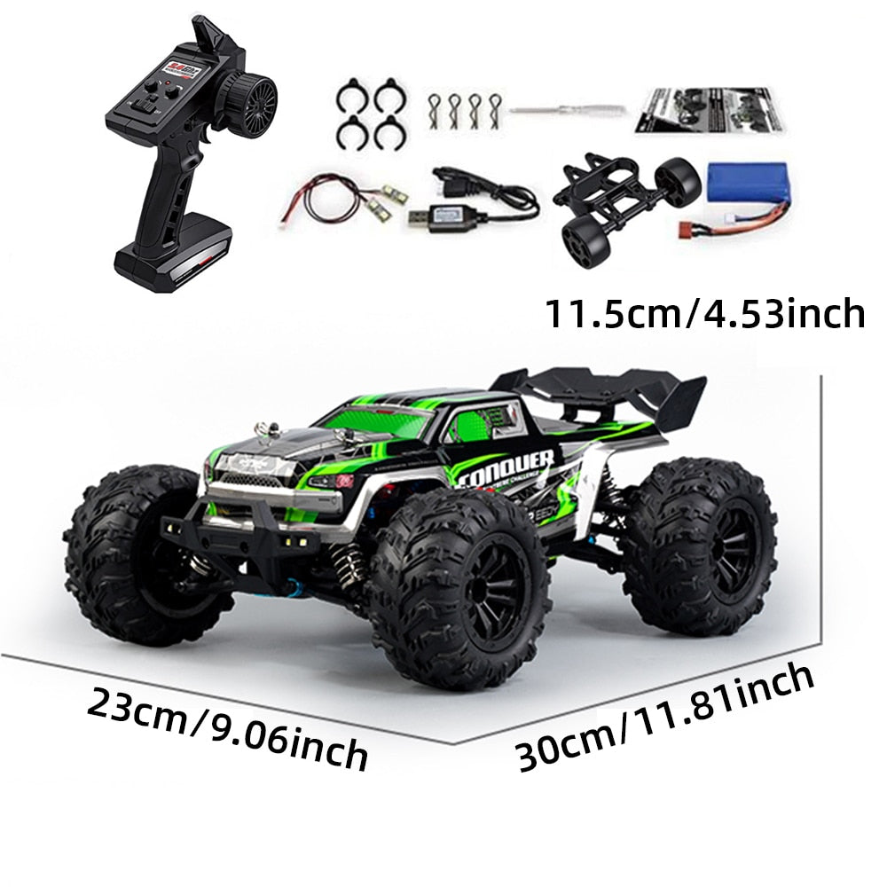 2023 New 1:16 Scale Large RC Cars 50km/h High Speed RC Cars Toys for Boys Remote Control Car 2.4G 4WD Off Road Monster Truck
