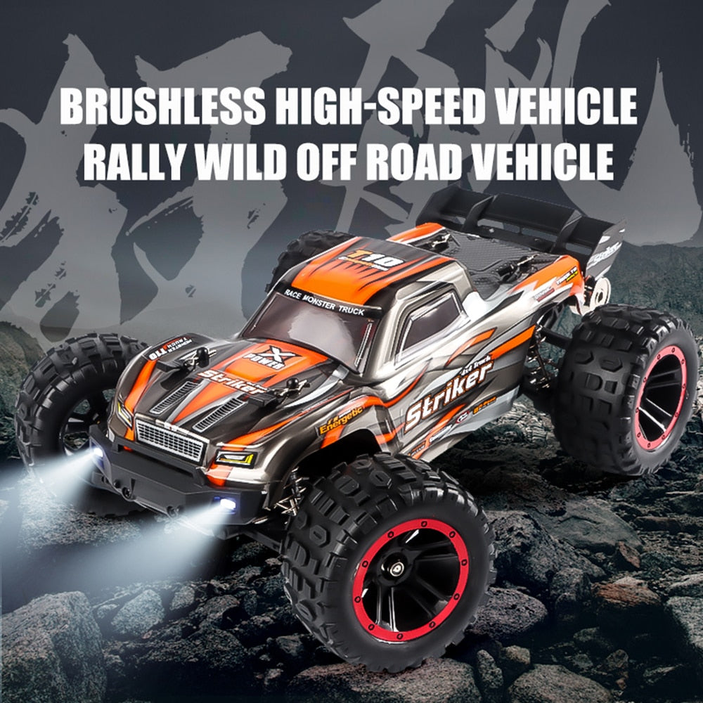 HBX 2105A T10 1:14 75KM/H RC Car 4WD Brushless Remote Control Cars High Speed Drift Monster Truck for Kids vs Wltoys 144001 Toys