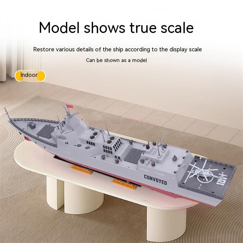 Rc Warship 23.6inch 60cm Simulation Destroyer Large Navigation Model Remote Control Boat Children's Water Electric Toy Boy Gift