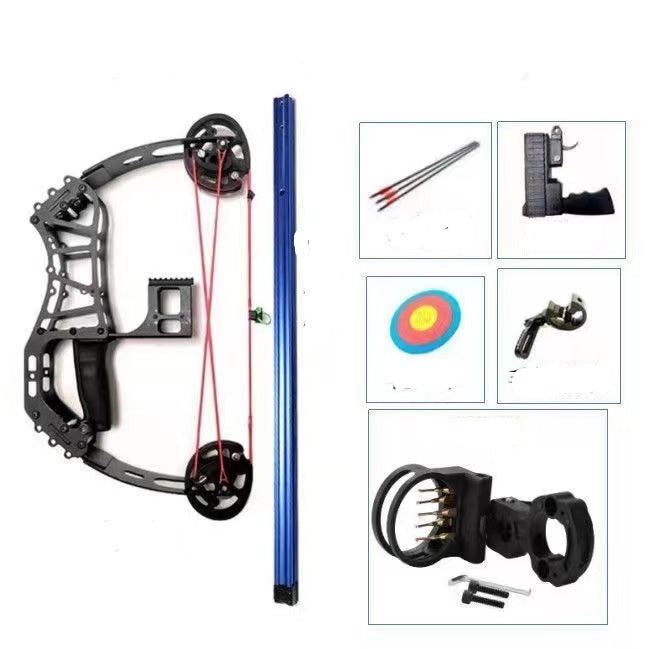 Composite bow mini dual-purpose steel ball bow archery marble bow assistant stabilizer outdoor portable bow sports equipment