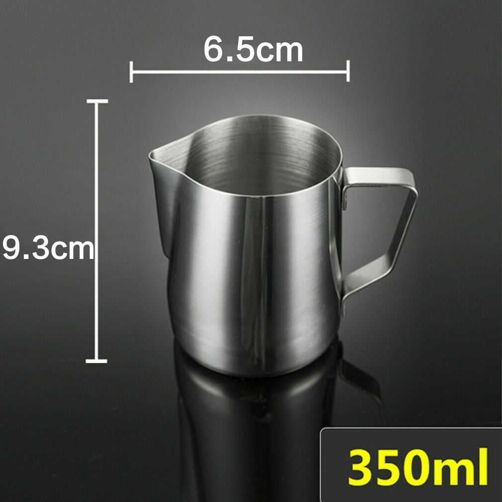 100/350/600ml Milk Jugs Fashion Stainless Steel Milk Craft Milk Frothing Pitcher Coffee Latte Frothing Art Jug Pitcher Mug Cup