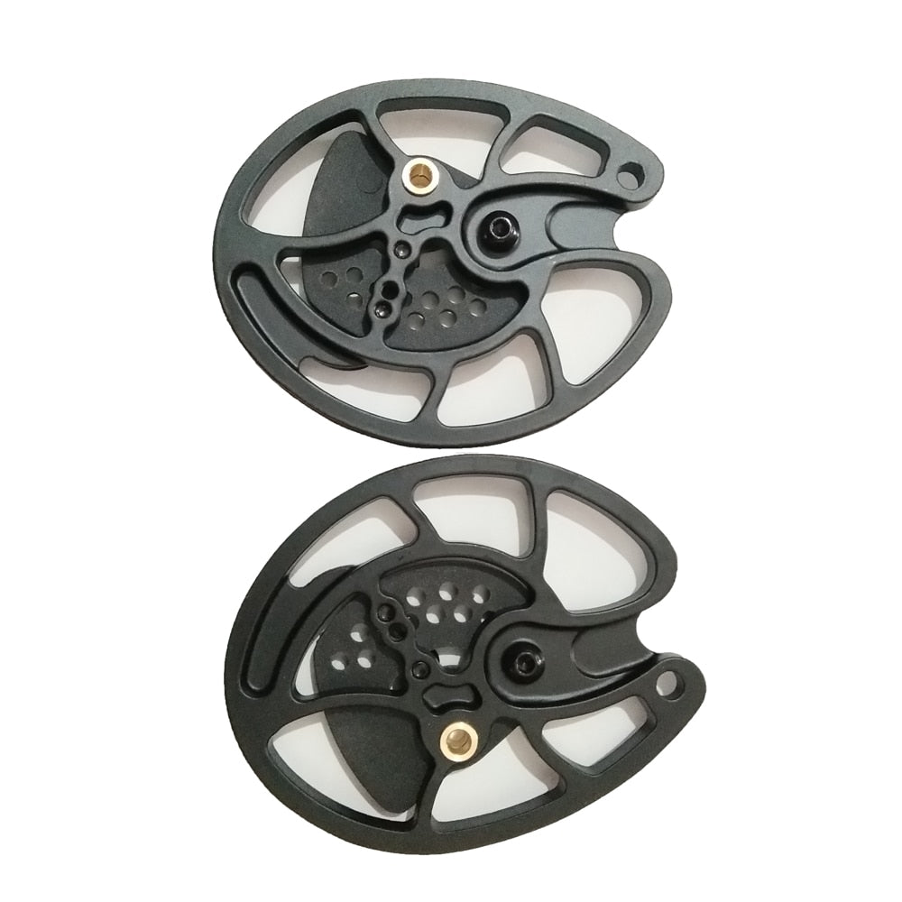 1 Pair 2 pcs Black Compound Bow Pulley