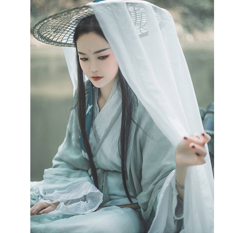 Tang Dynasty Ancient Hanfu Dress Women Swordsman National Costume Fairy Outfit Traditional Chinese Princess Stage Clothing