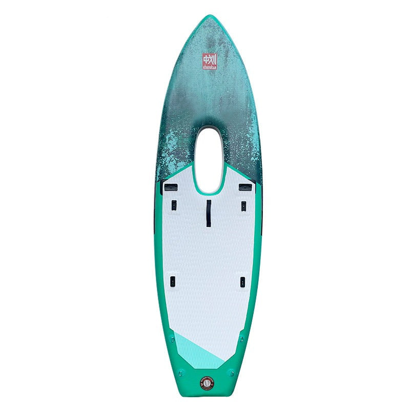 Pedal inflatable boat paddling board surfboard surfboard inflatable board Luya boat TPU surfboard