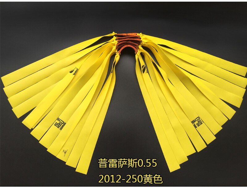 Slingshot Hunting Outdoor Strong Traditional Natural Rubber in Flat Leather Tendons Group Elastica Bungee Rubber Band