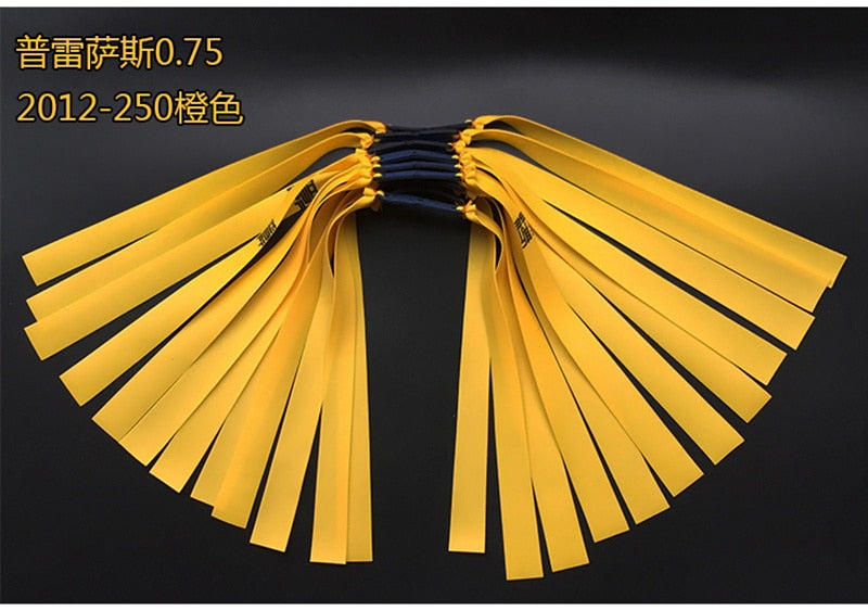 Slingshot Hunting Outdoor Strong Traditional Natural Rubber in Flat Leather Tendons Group Elastica Bungee Rubber Band