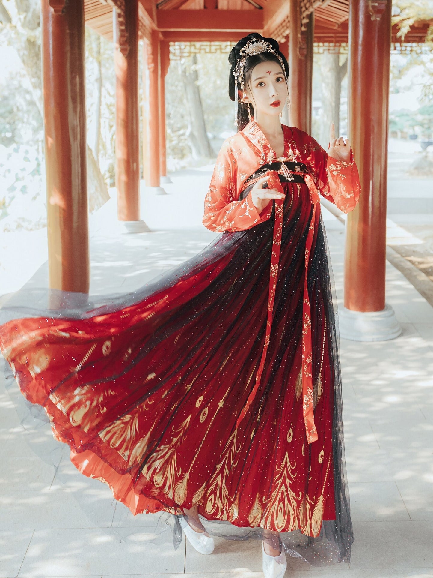 Hanfu Women Qing Dynasty Costumes Ancient Hanfu Chinese Traditional Dress Princess Fairy Dance Clothing for Cosplay Performance