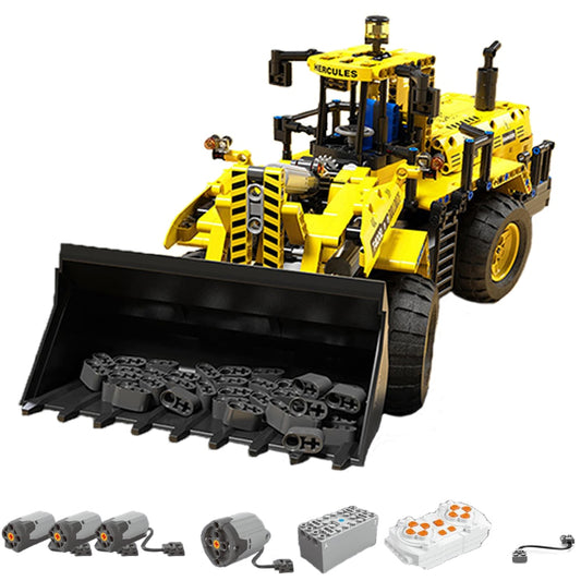 Technical Car Excavator APP Remote Control Moter Power T4001 Bricks Building Blocks Engineering Truck Toys Kids Moc Sets Gift